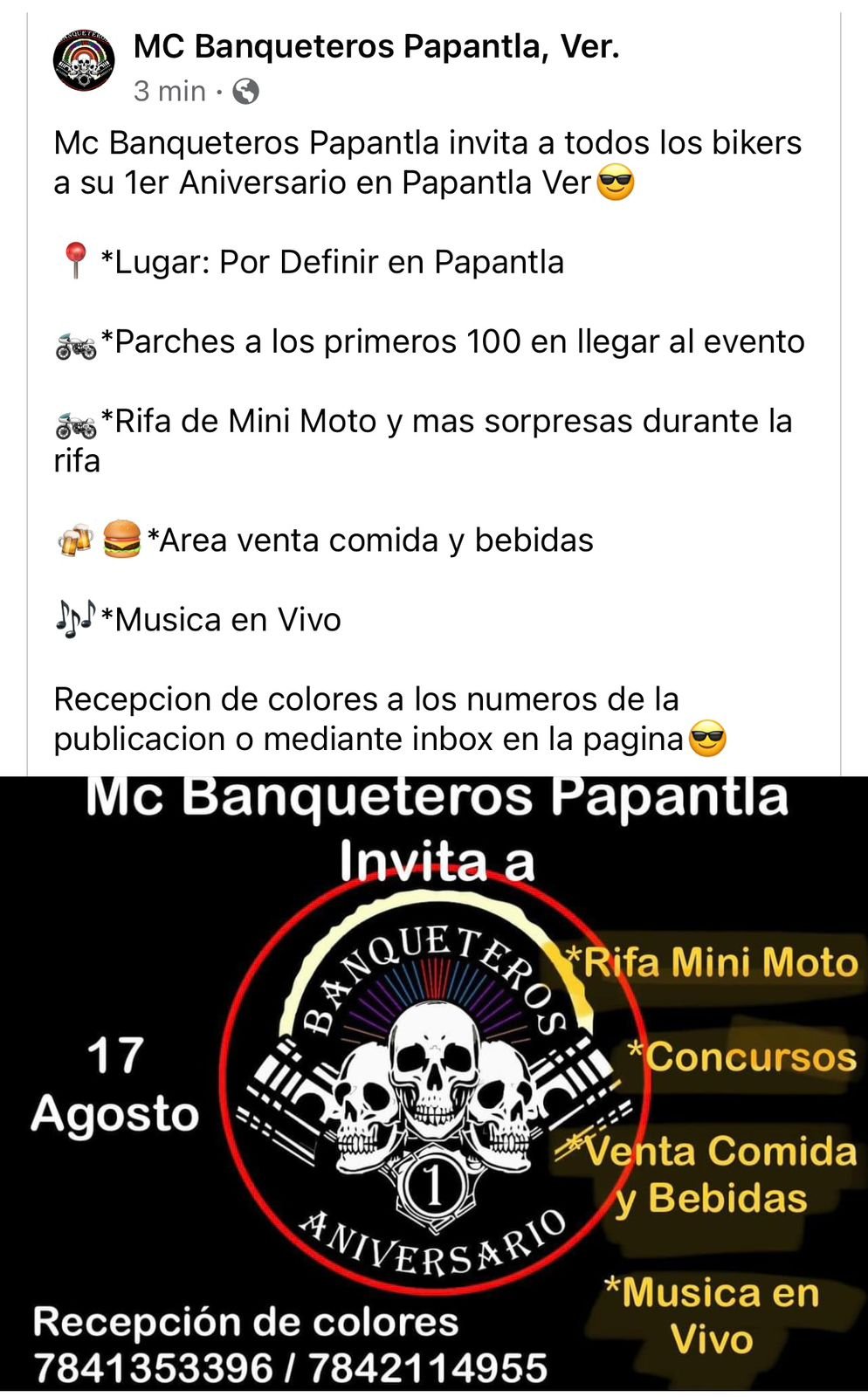 1er aniversario banqueteros mc