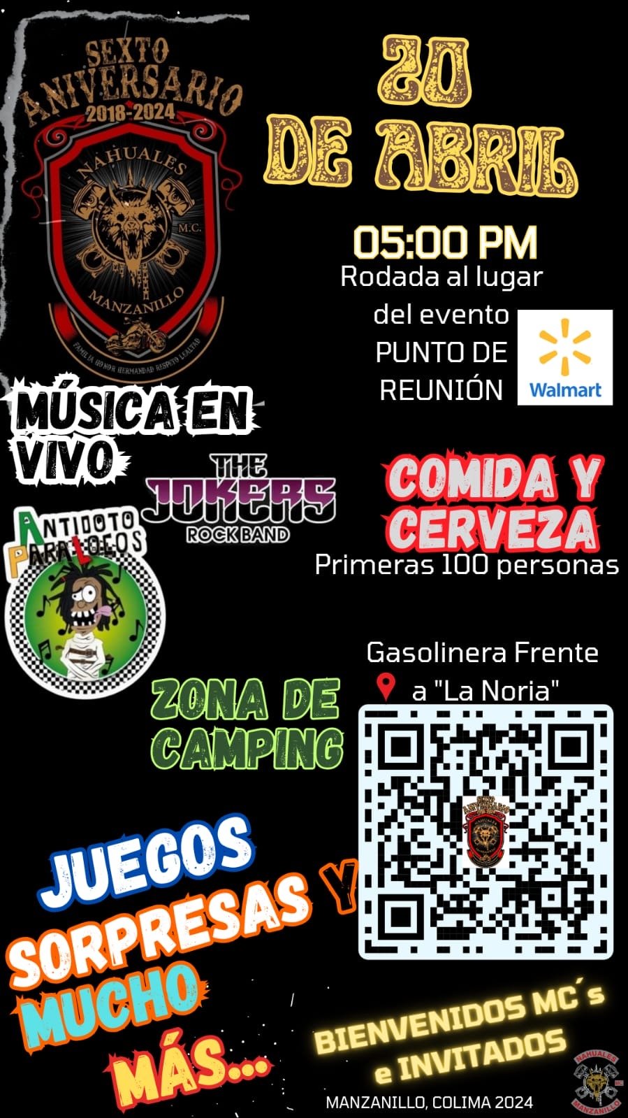 6to aniversario nahuales manzanillo m.c.