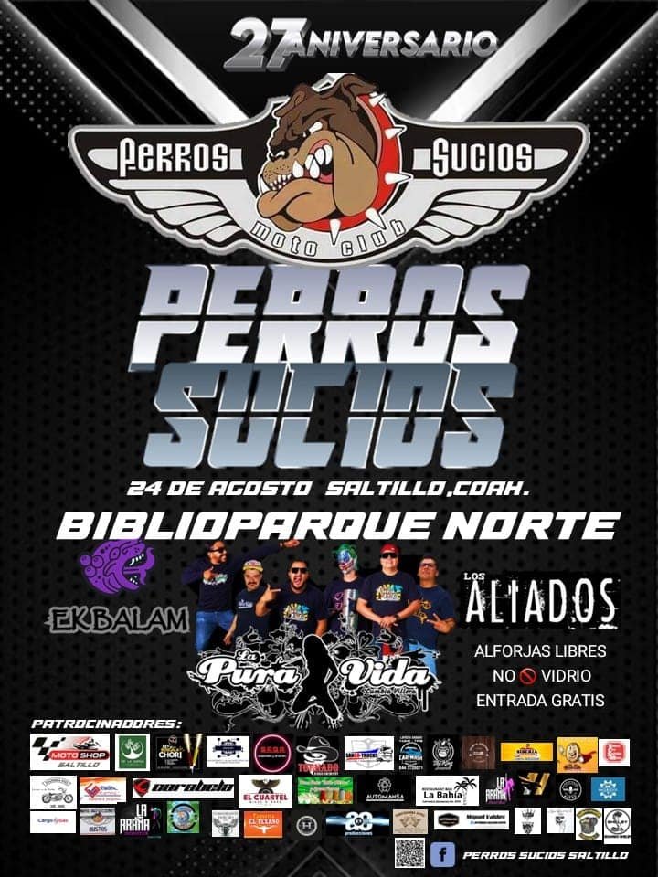 27 aniversario del moto club perros sucios
