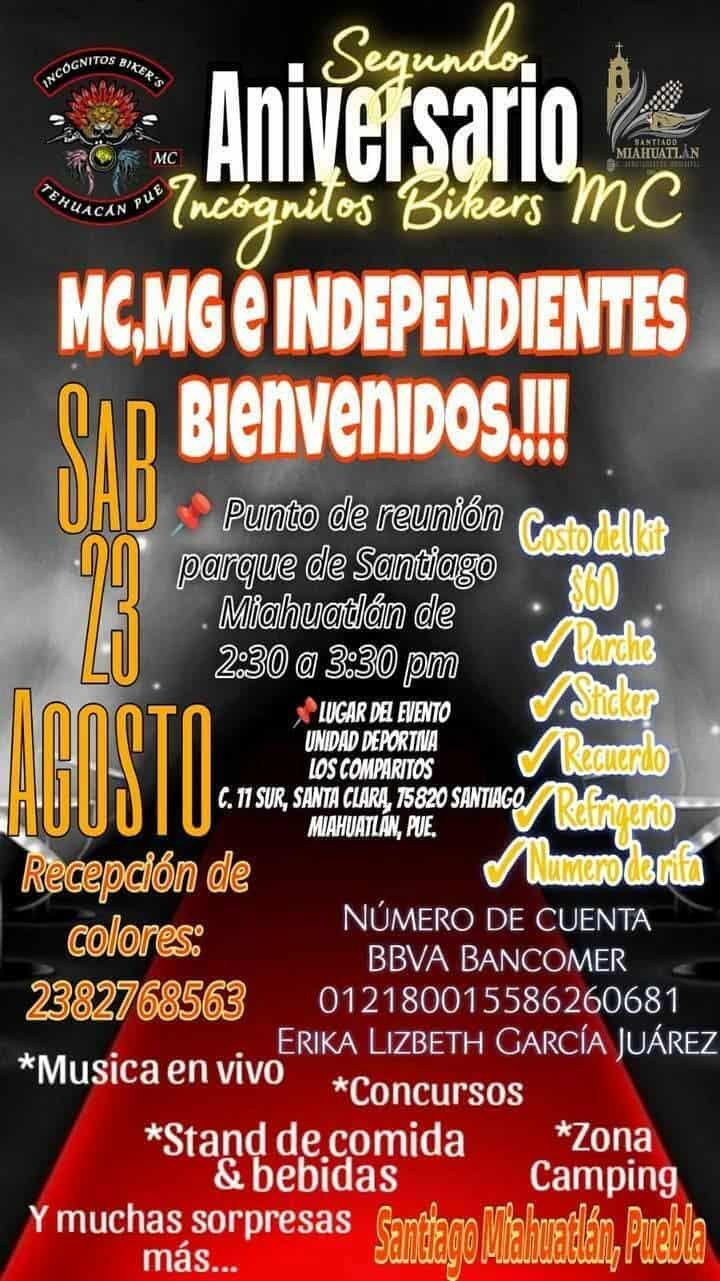 2do aniversario de incÓgnitos biker's mc