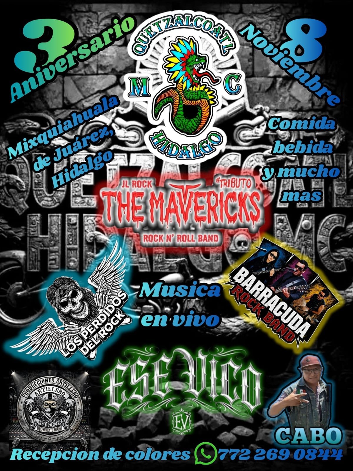 3er Aniversario de QUETZALCÓATL MC