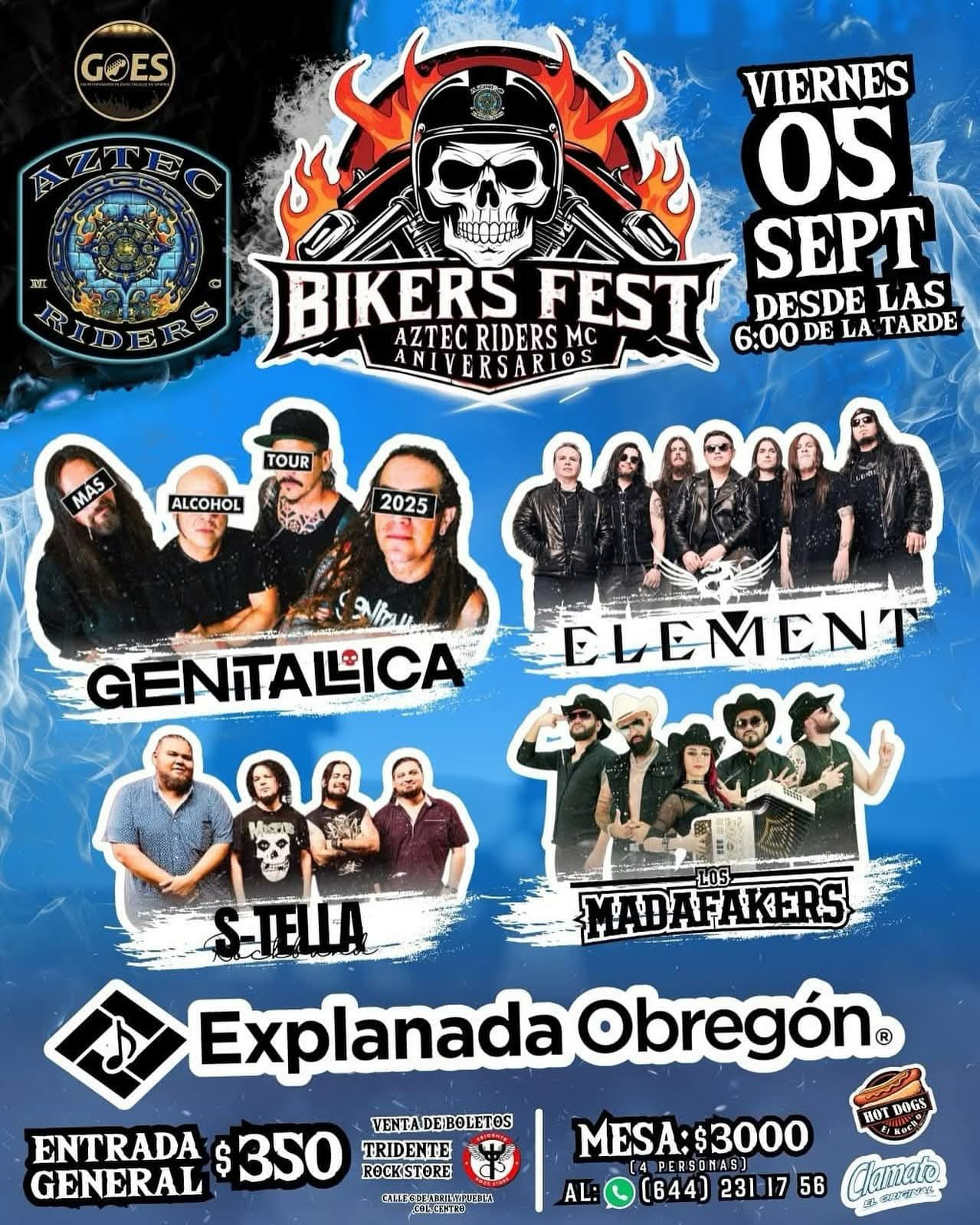 aniversario aztec riders mc cd. obregón