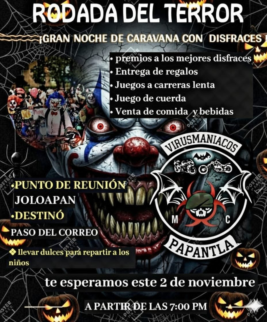 rodada del terror virus maniacos