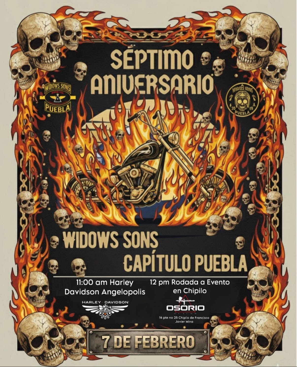 séptimo aniversario widows sons