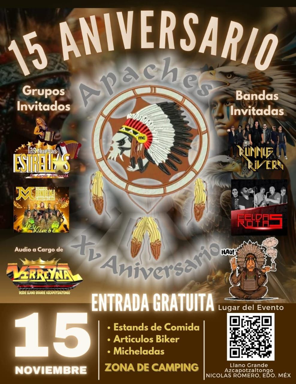 xv aniversario apaches