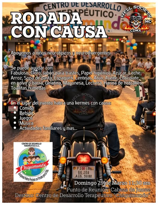 rodada con causa | hell society mc