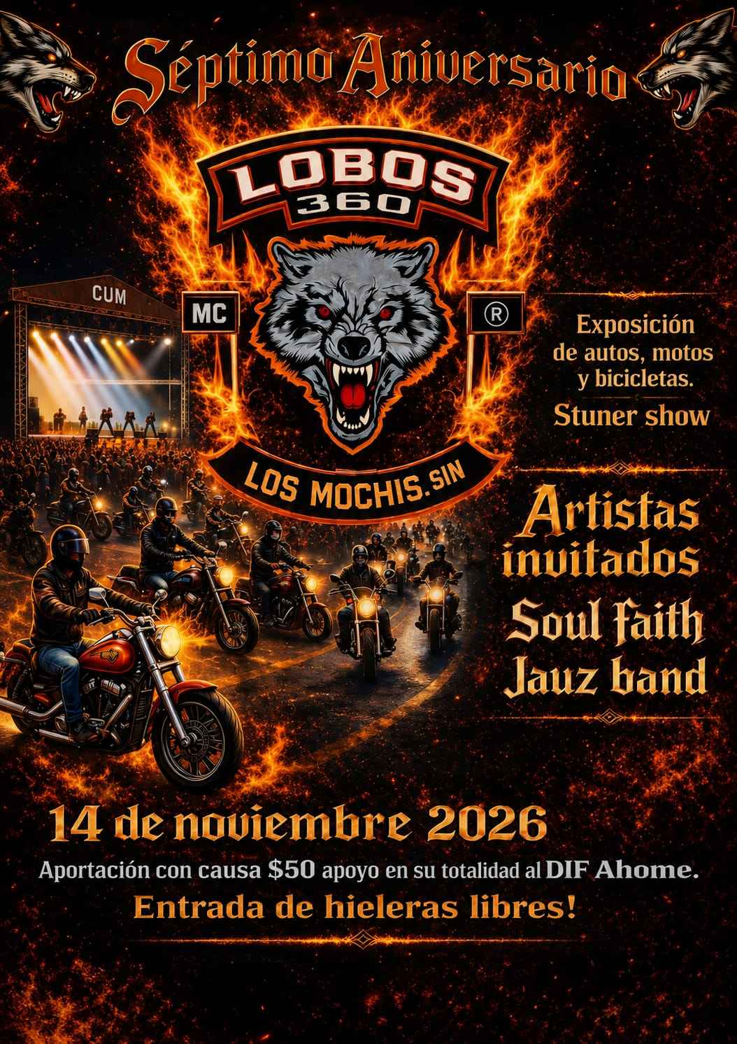 séptimo aniversario m.c.lobos 360°
