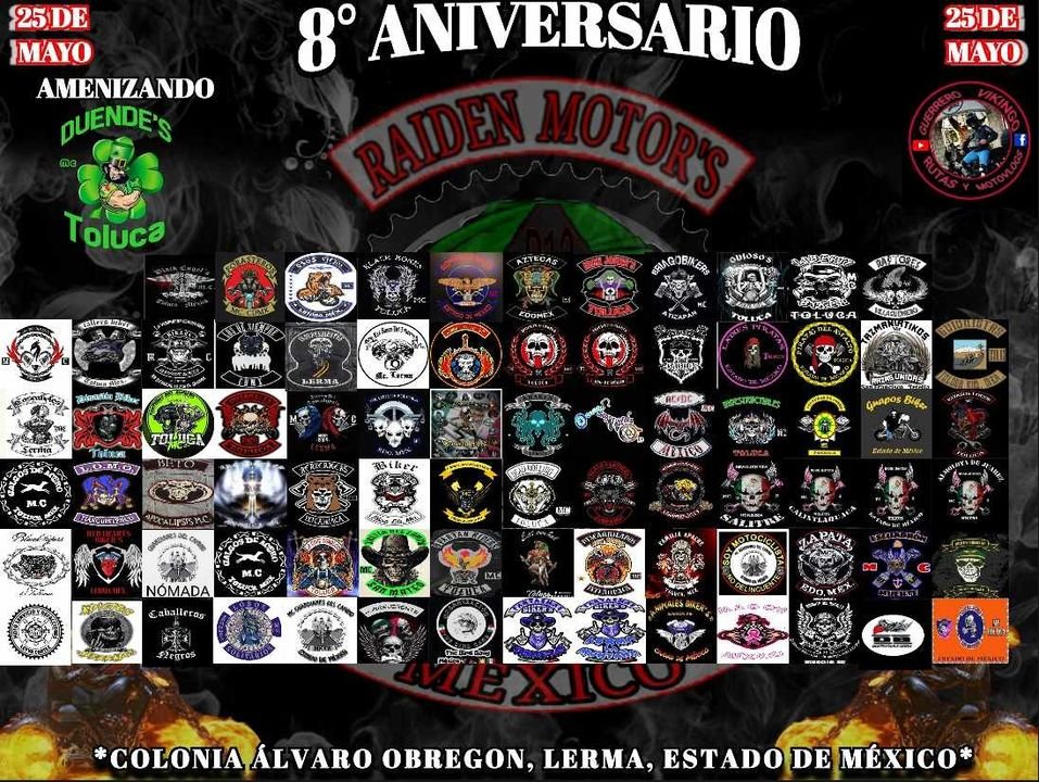 8vo. aniversario raiden motor's