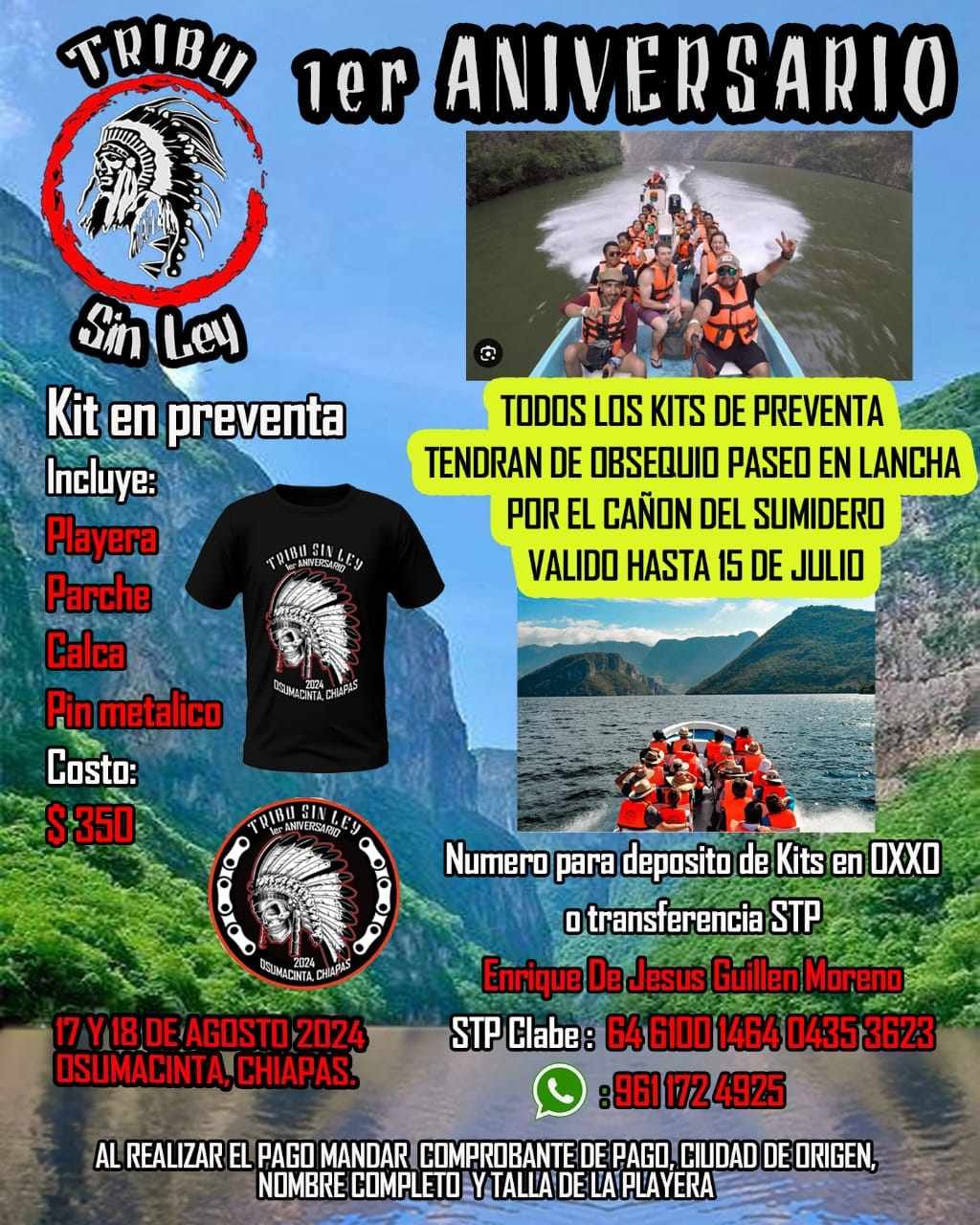 1er aniversario tribu sin ley m. c.